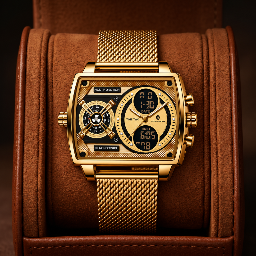 Marksman Dual-Time Quartz Watch