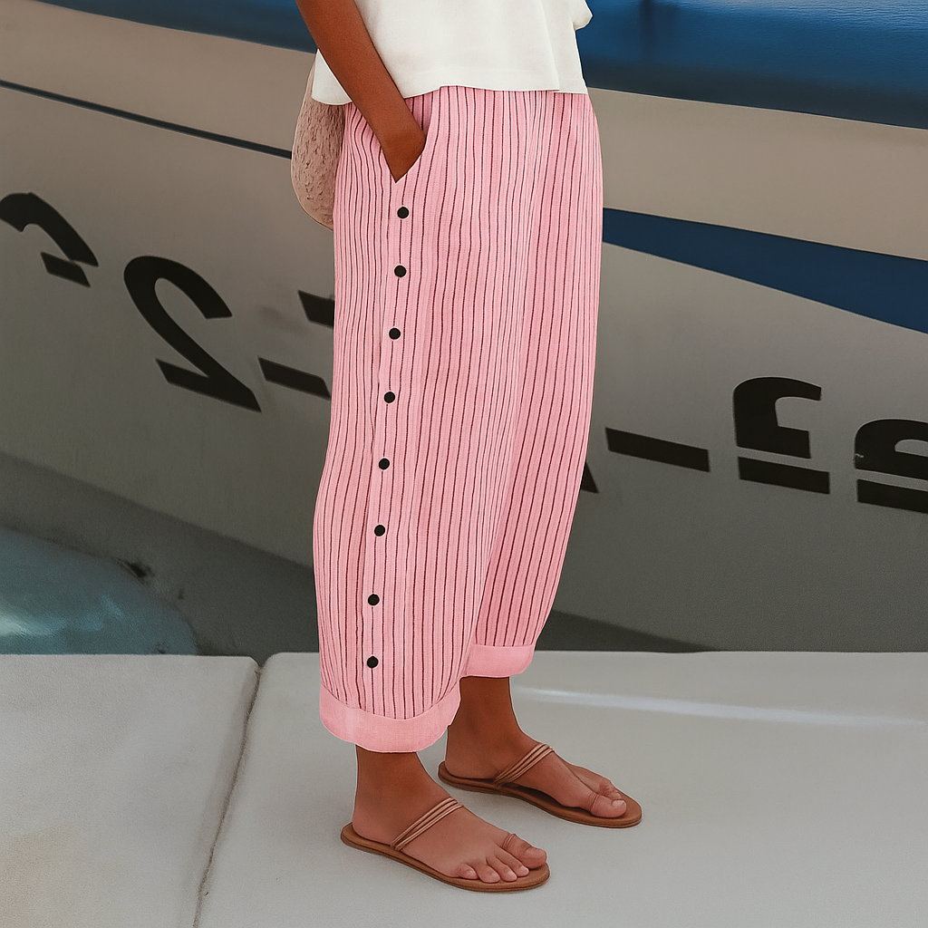 BARBARA COMFORTABLE TROUSERS WITH SIDE POCKETS
