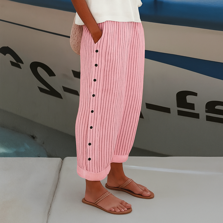 BARBARA COMFORTABLE TROUSERS WITH SIDE POCKETS