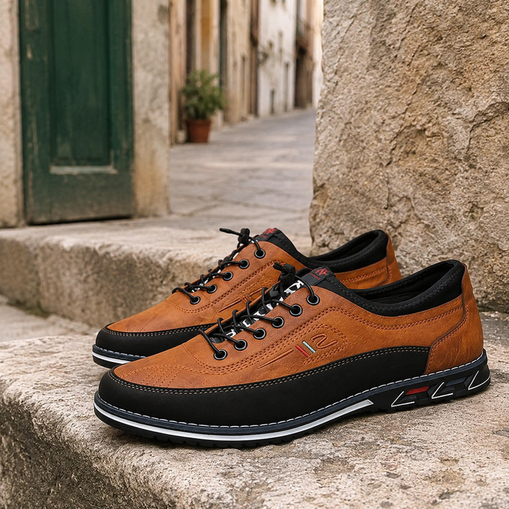 Emilio Comfort Leather Lace-up Shoes