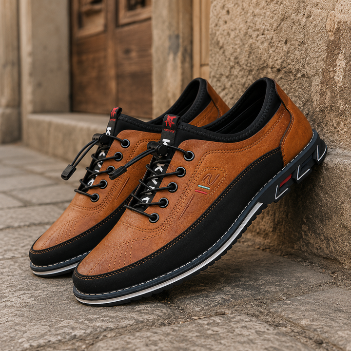 Emilio Comfort Leather Lace-up Shoes