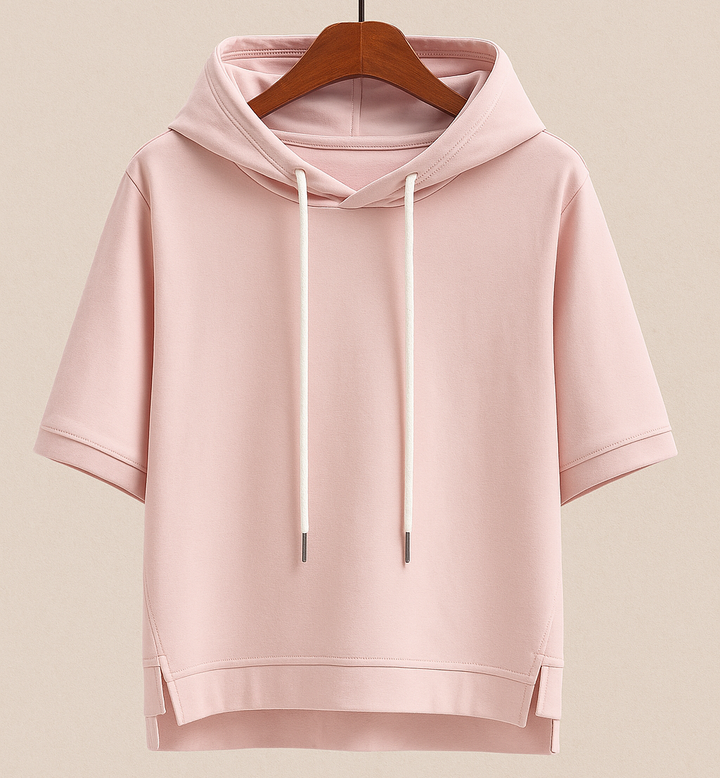 ALISON SHORT SLEEVE HOODIE