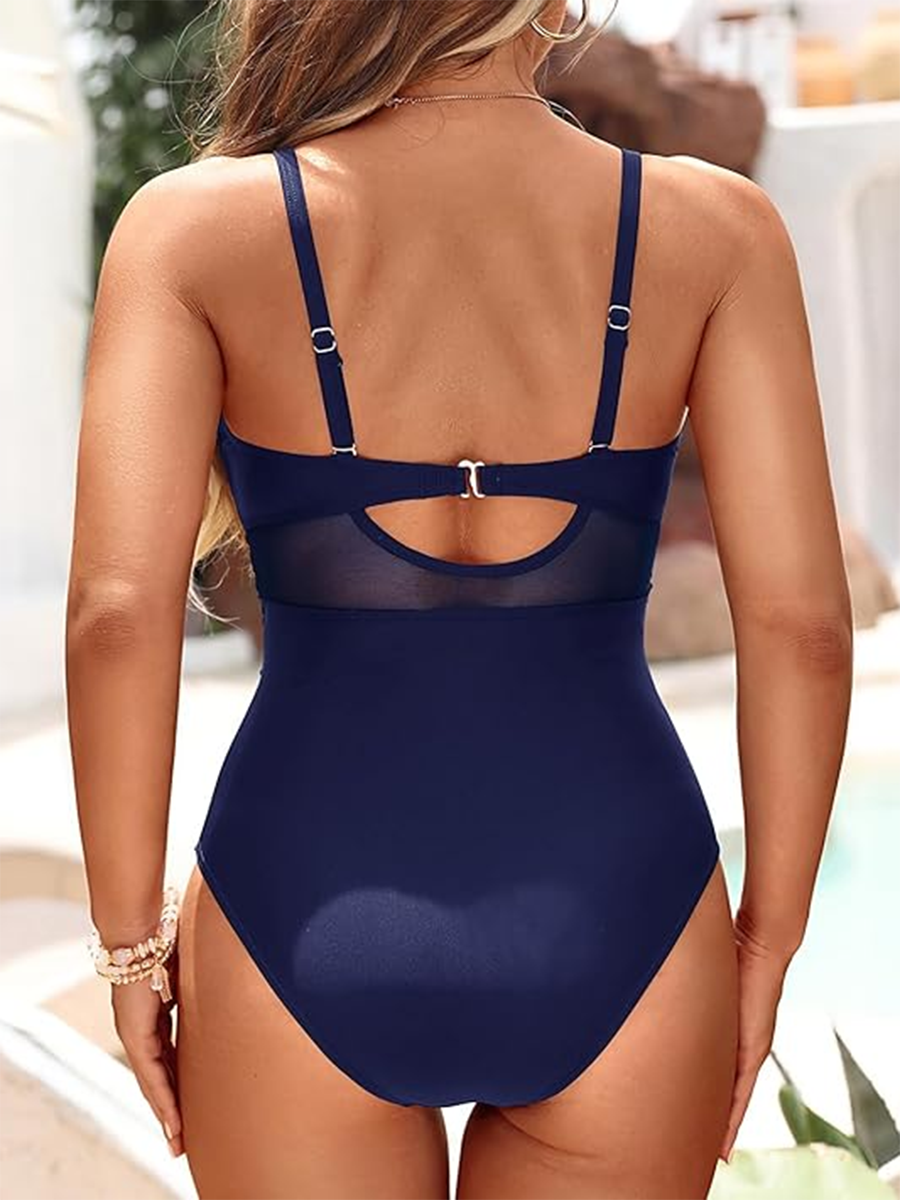 Amalfi | Women's One-Piece Swimsuit with Shaping Sheer Panels