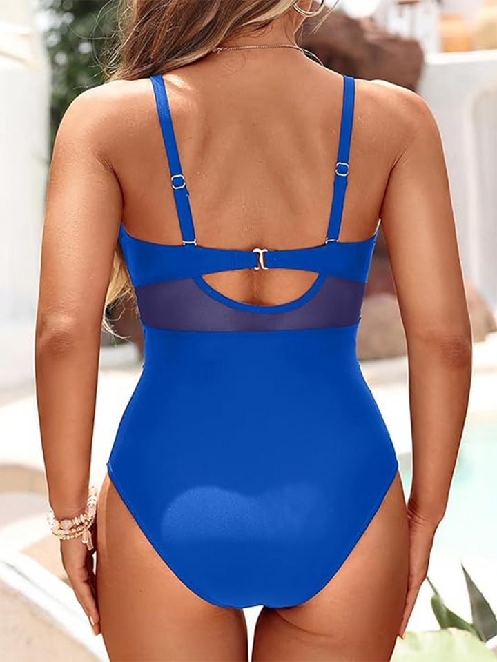 Amalfi | Women's One-Piece Swimsuit with Shaping Sheer Panels