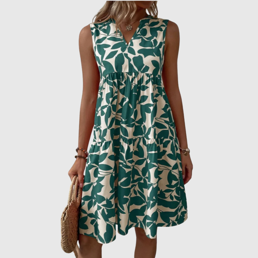 Hermien Beautiful Floral Midi Dress
