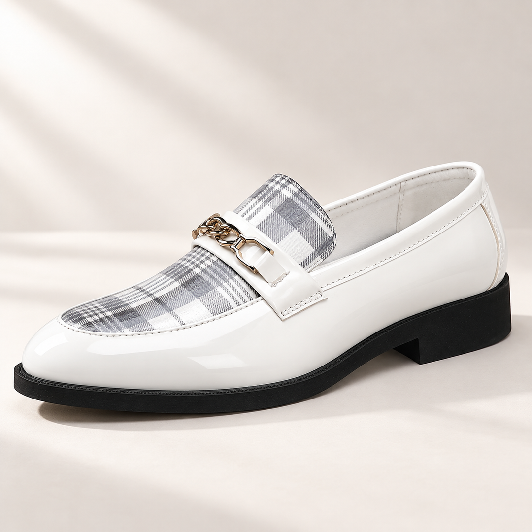 Darren Polished Slip-On Oxford Shoes