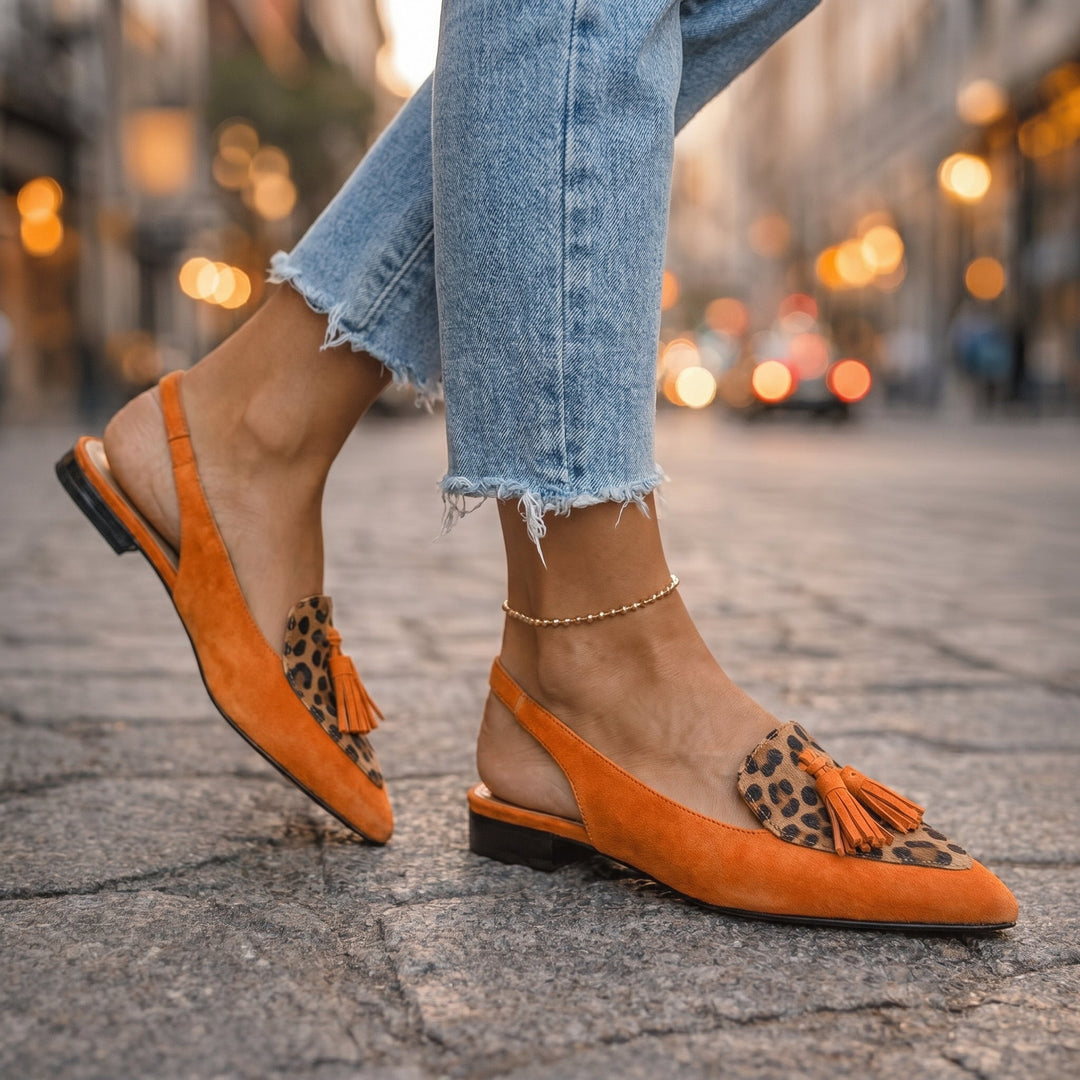 Eliza Sandals with straps and tassels