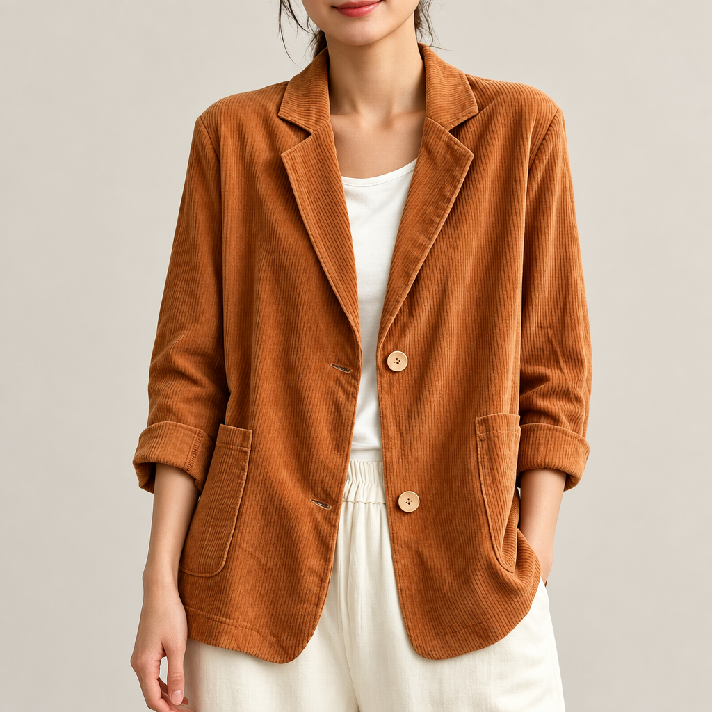 Lena Relaxed Corduroy Blazer