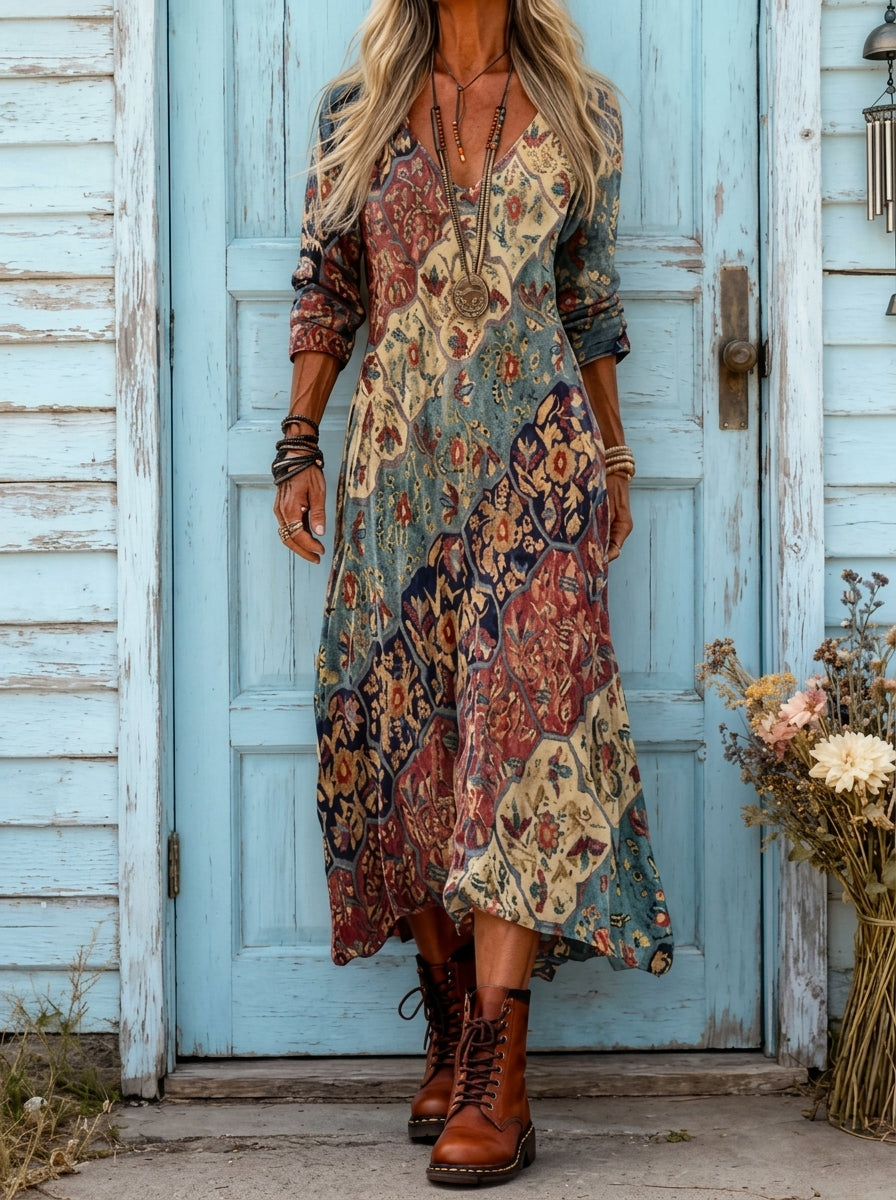 Lydia Tummy Flattering Maxi Dress