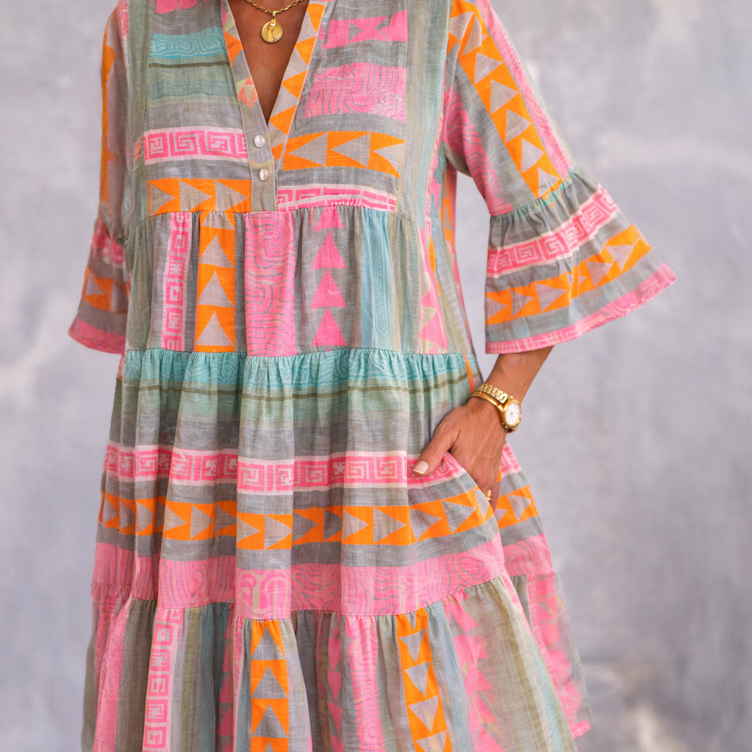 Lucia Flowing Midi Dress