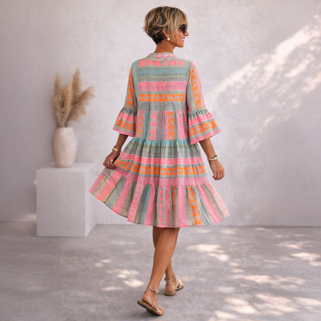 Lucia Flowing Midi Dress