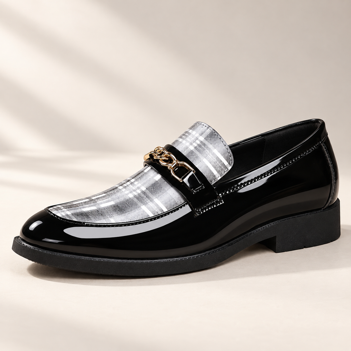 Darren Polished Slip-On Oxford Shoes