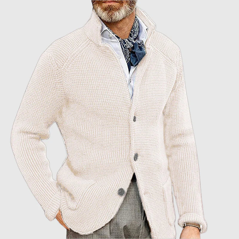 Mauricio Blazer-Inspired Knit Cardigan