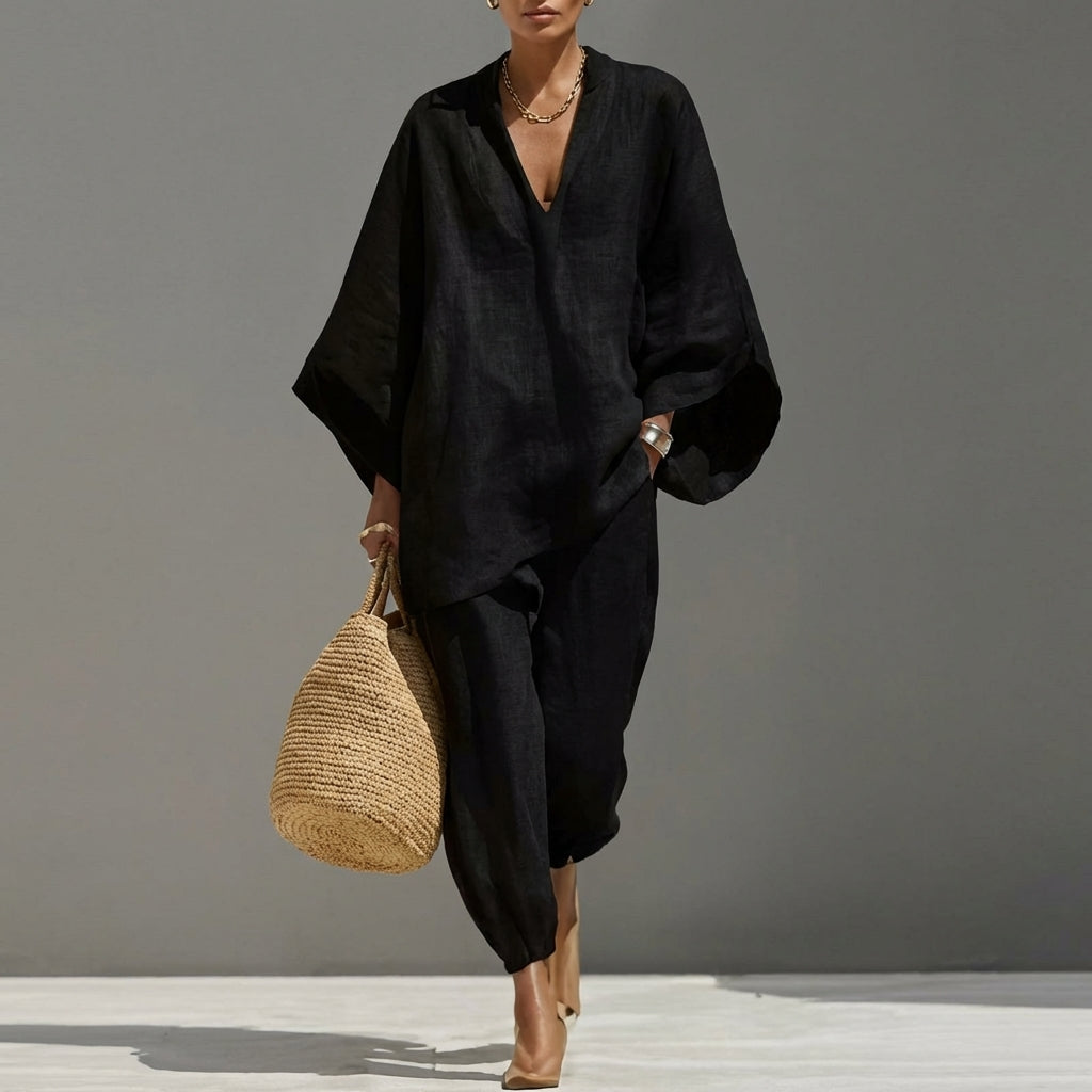 Marina | V-Neck Two-Piece Set