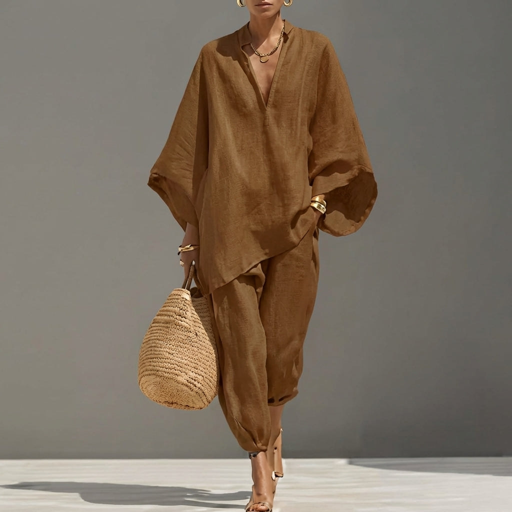 Marina | V-Neck Two-Piece Set