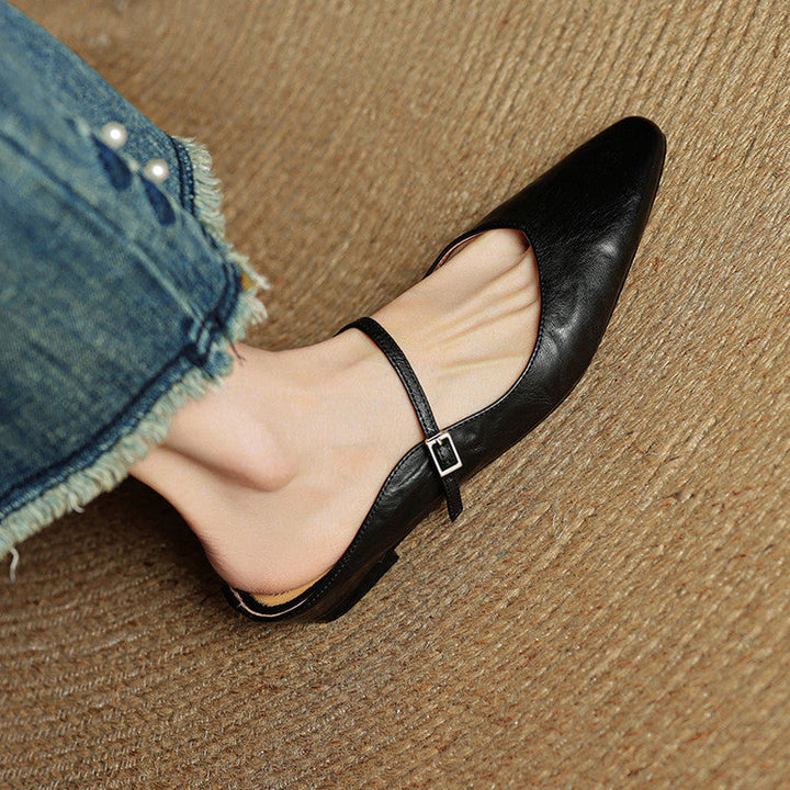Genuine Leather Mules by Roseworth London