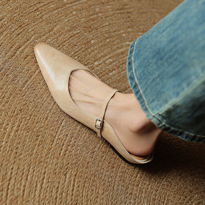 Genuine Leather Mules by Roseworth London