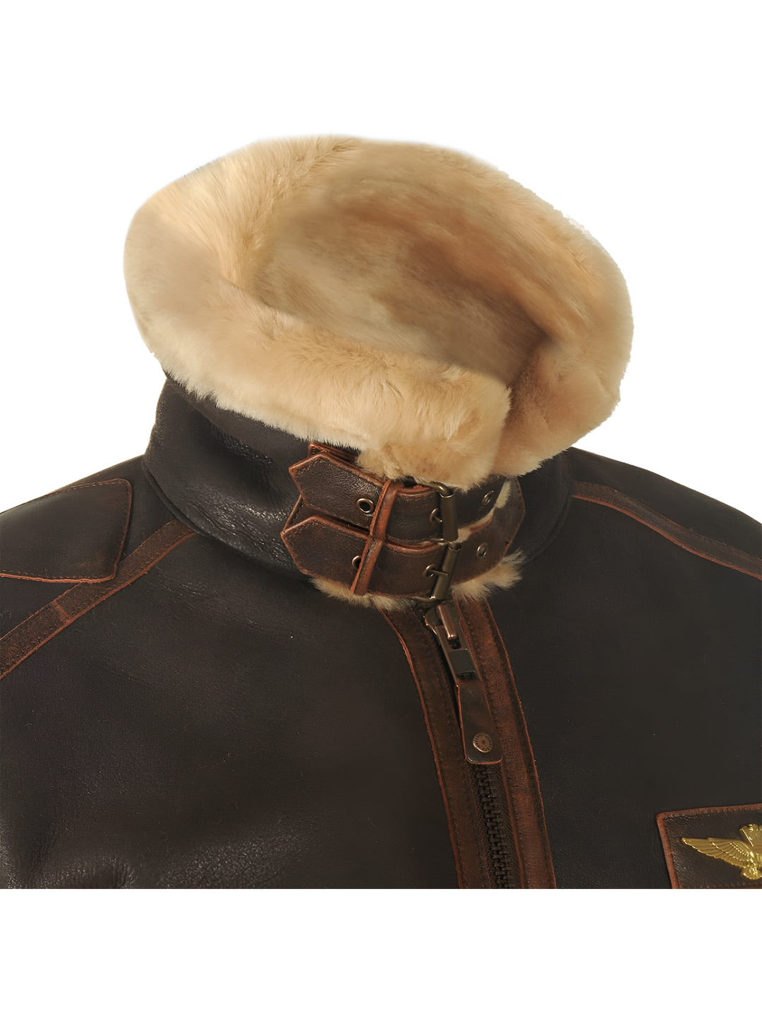 Maverick Shearling-Lined Aviator Jacket