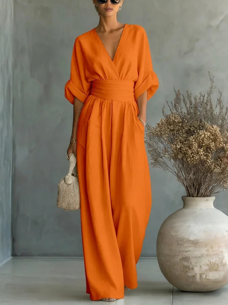 Thaïs | Essential V-Neck Jumpsuit