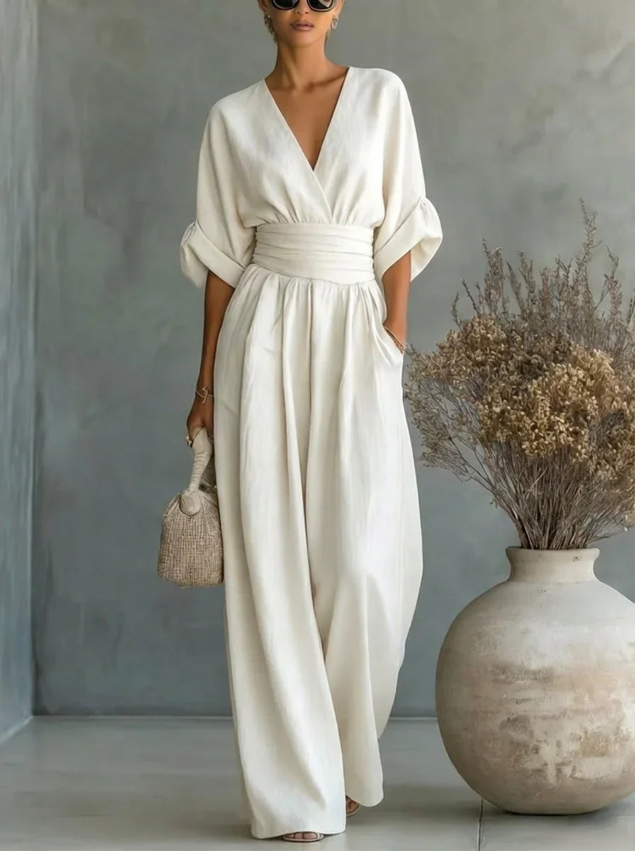 Thaïs | Essential V-Neck Jumpsuit