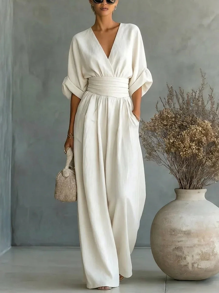 Thaïs | Essential V-Neck Jumpsuit