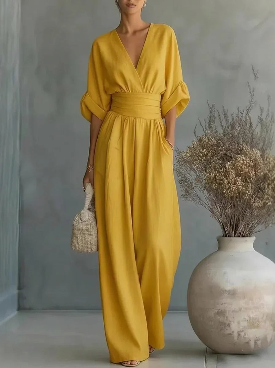 Thaïs | Essential V-Neck Jumpsuit