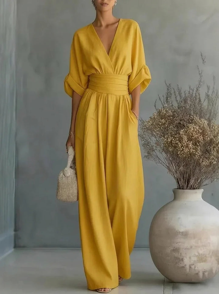 Thaïs | Essential V-Neck Jumpsuit