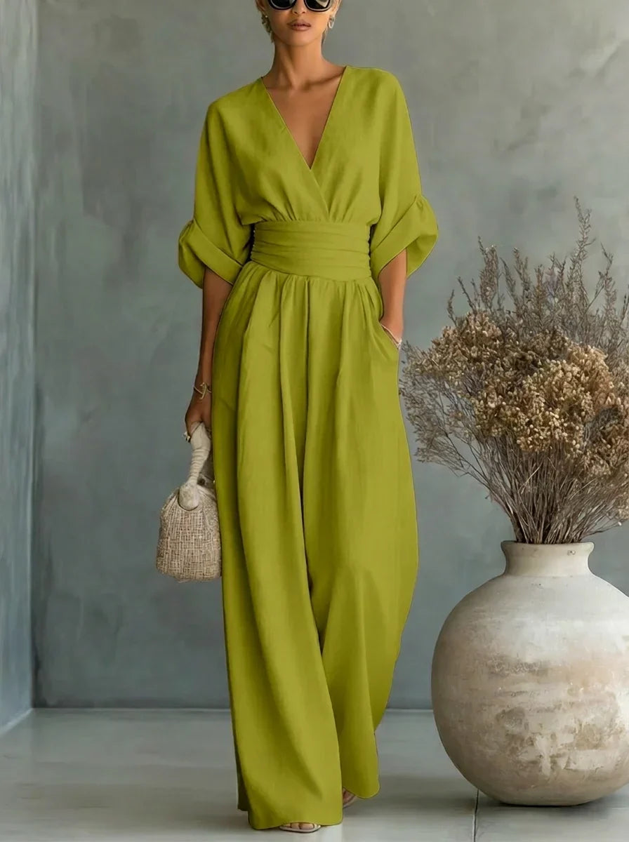 Thaïs | Essential V-Neck Jumpsuit