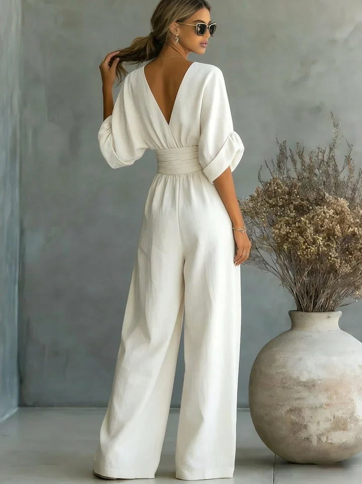 Thaïs | Essential V-Neck Jumpsuit