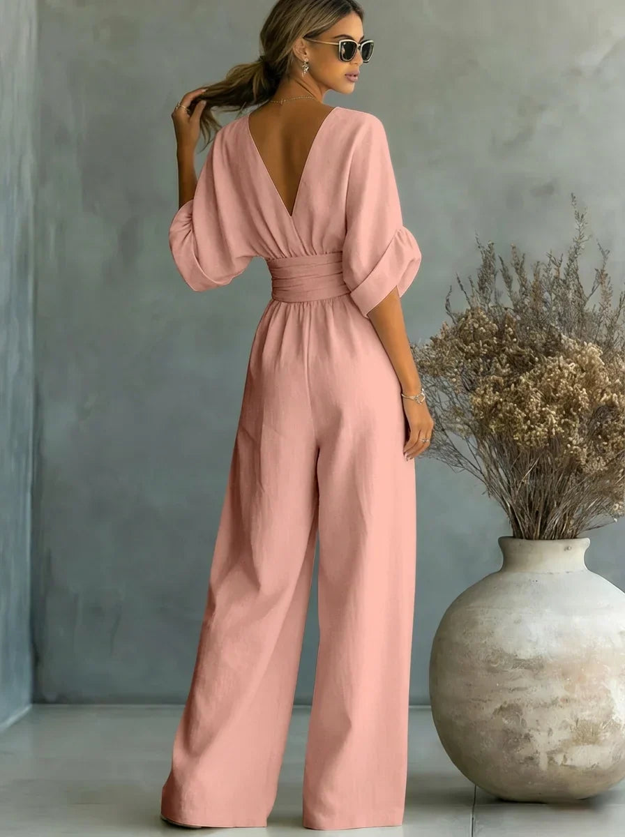 Thaïs | Essential V-Neck Jumpsuit