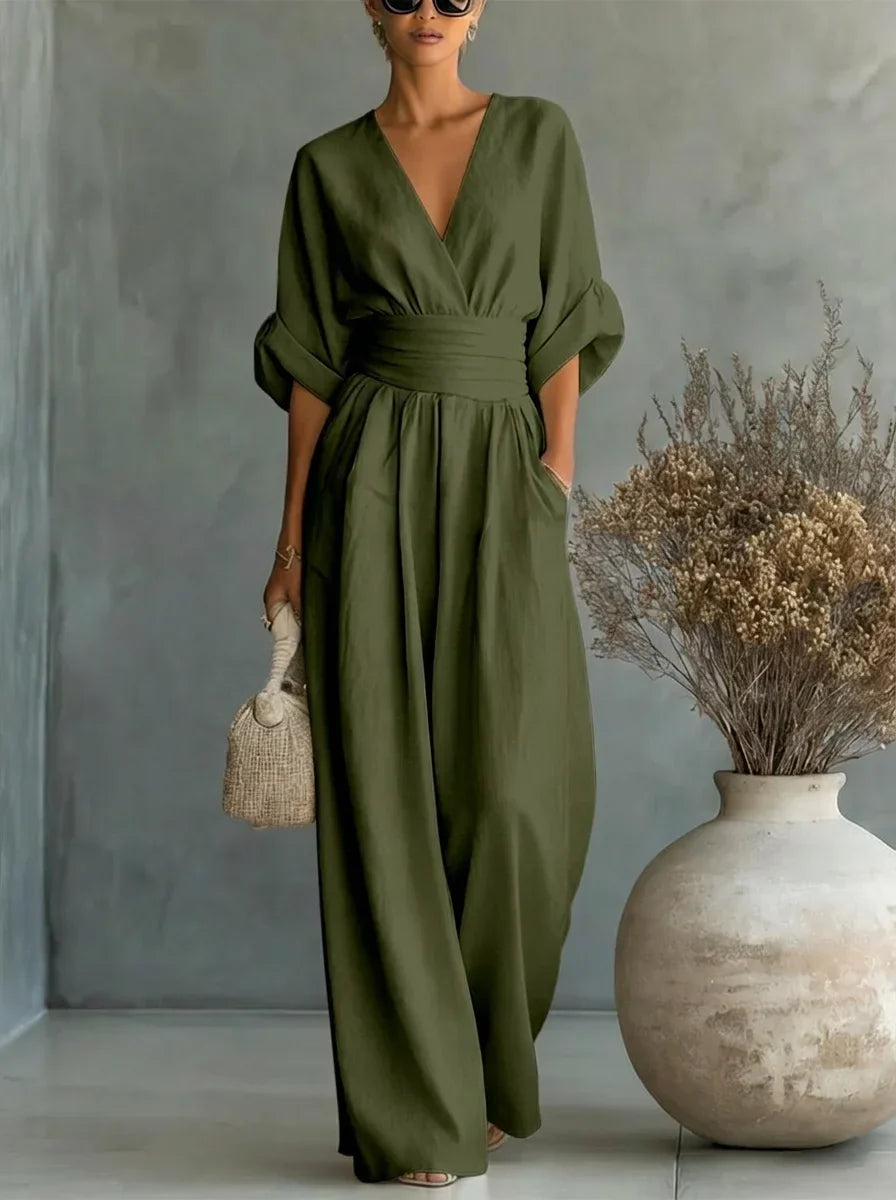 Thaïs | Essential V-Neck Jumpsuit