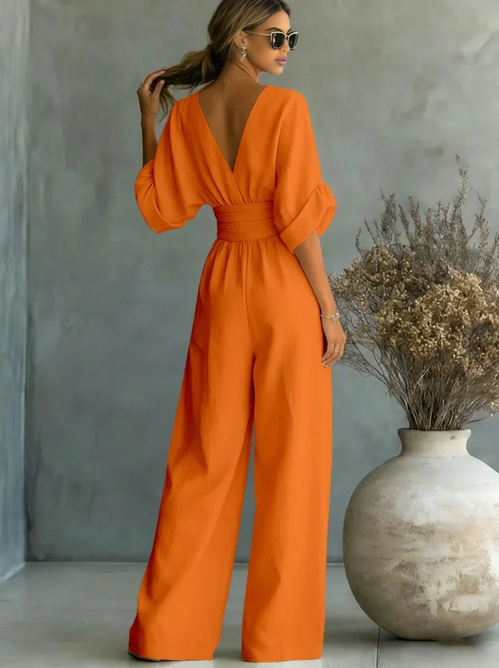 Thaïs | Essential V-Neck Jumpsuit