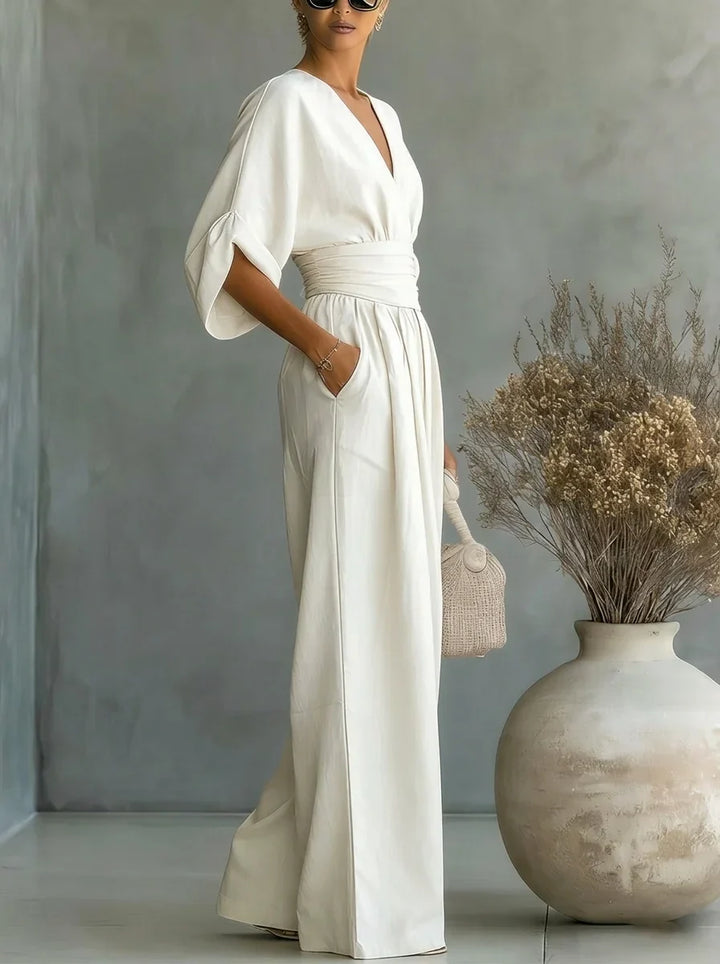 Thaïs | Essential V-Neck Jumpsuit
