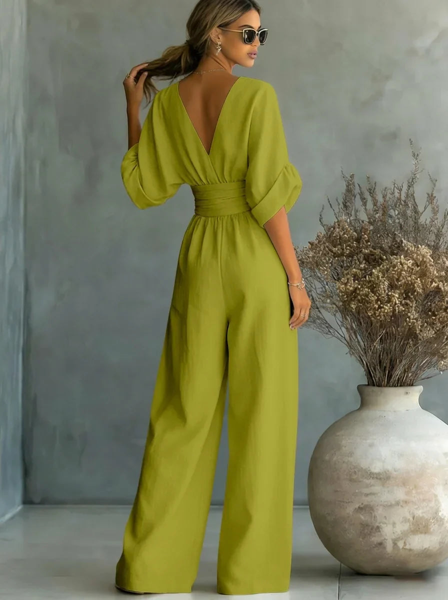 Thaïs | Essential V-Neck Jumpsuit