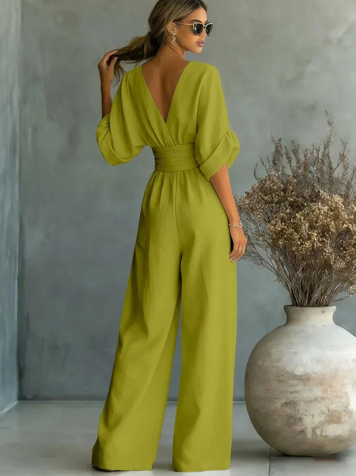 Thaïs | Essential V-Neck Jumpsuit