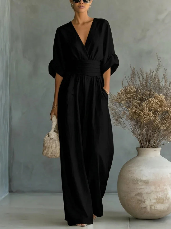 Thaïs | Essential V-Neck Jumpsuit