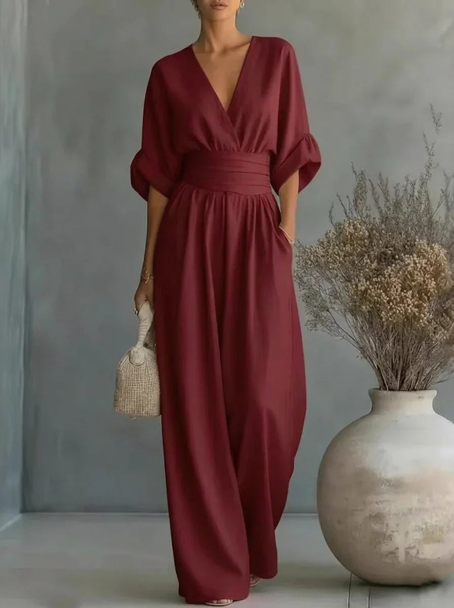 Thaïs | Essential V-Neck Jumpsuit