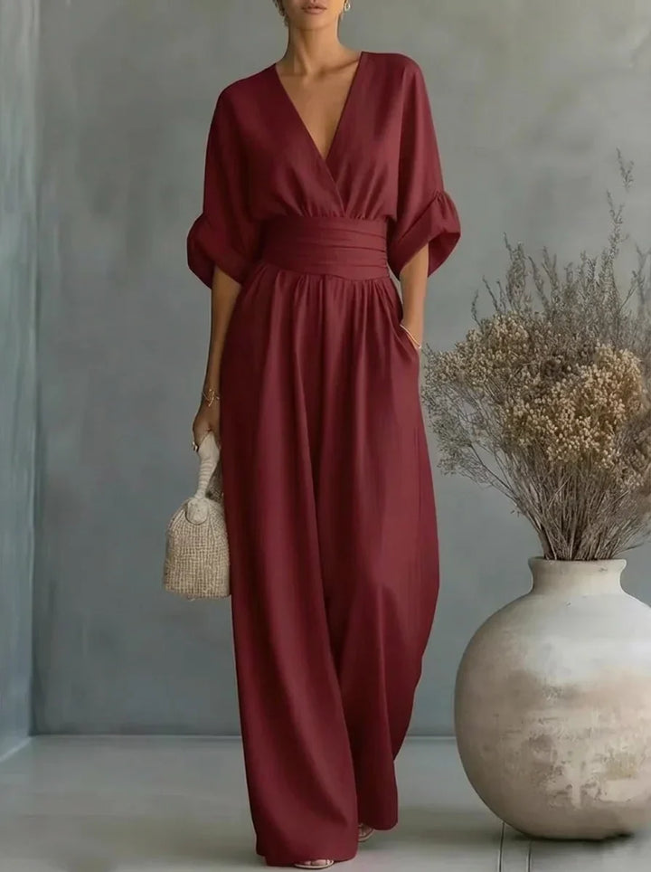 Thaïs | Essential V-Neck Jumpsuit