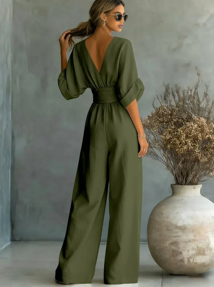 Thaïs | Essential V-Neck Jumpsuit