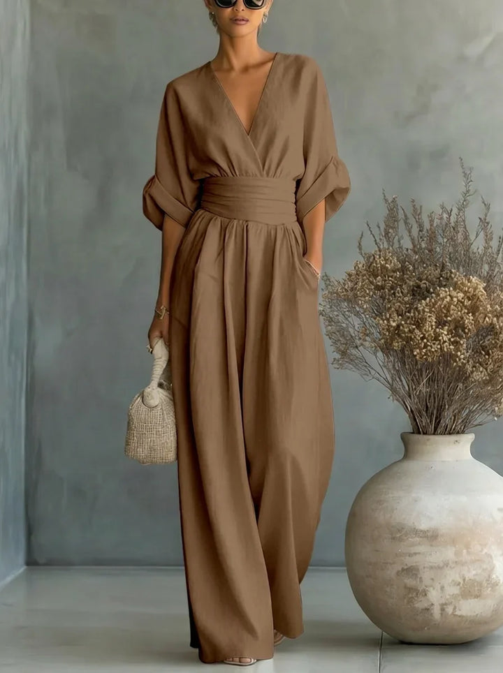 Thaïs | Essential V-Neck Jumpsuit