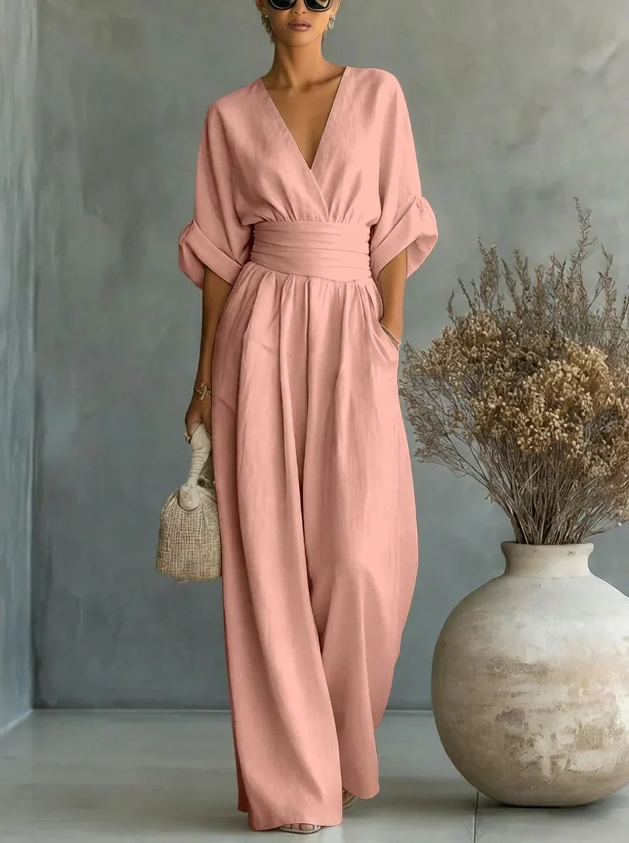 Thaïs | Essential V-Neck Jumpsuit