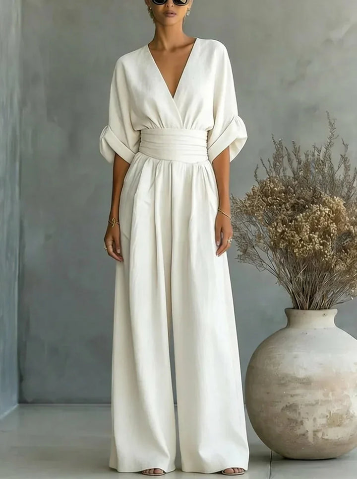 Thaïs | Essential V-Neck Jumpsuit