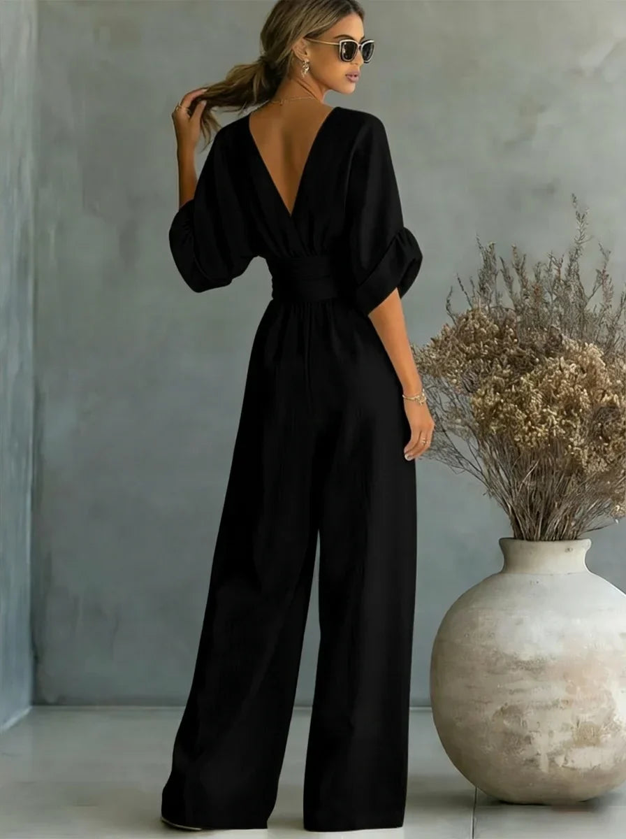 Thaïs | Essential V-Neck Jumpsuit
