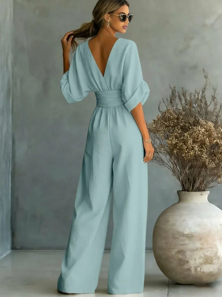 Thaïs | Essential V-Neck Jumpsuit
