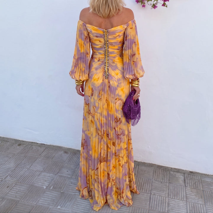 Mía | Elegant Off-Shoulder Maxi Dress