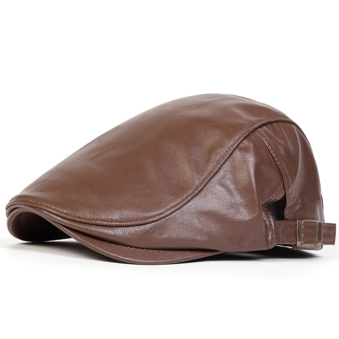 Leather-Look Driver Cap
