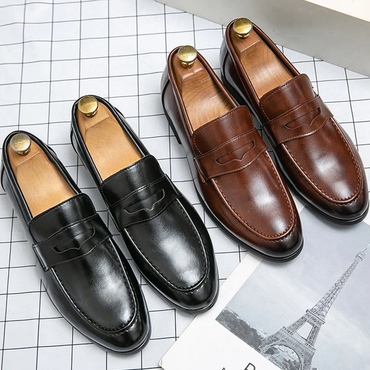 Men's Classic Leather Loafers