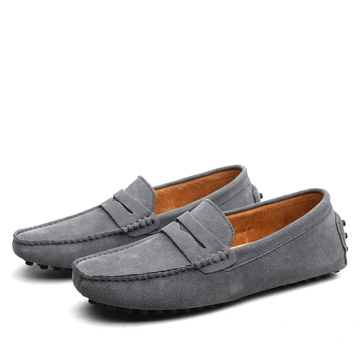 Lucca Suede Penny Loafers