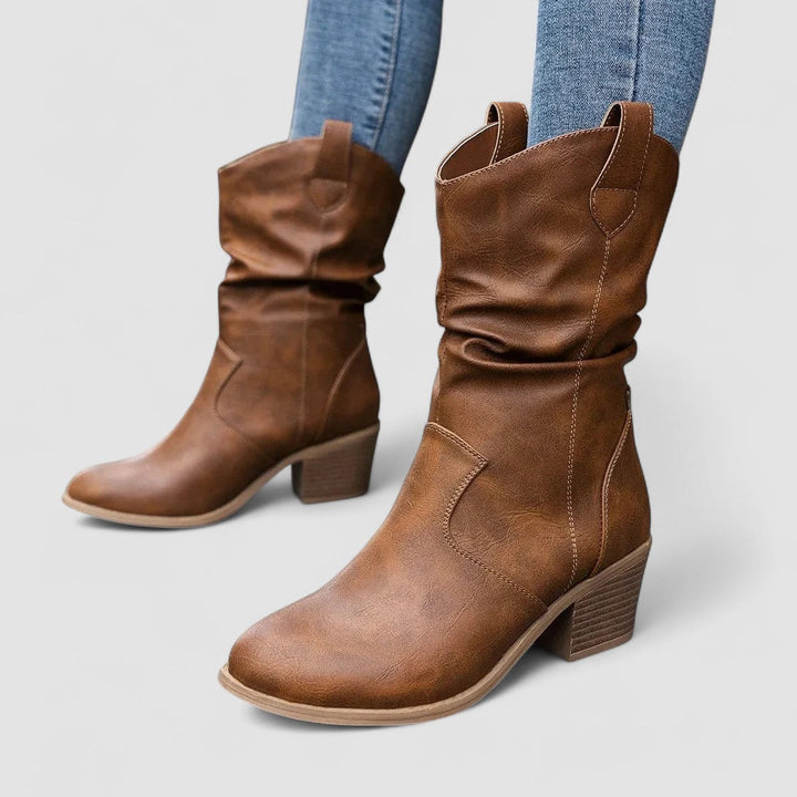 VIVIAN ORTHOPAEDIC LEATHER BOOTS
