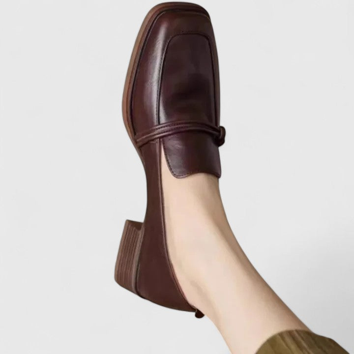 Retro Square-Toe Loafer by Roseworth London
